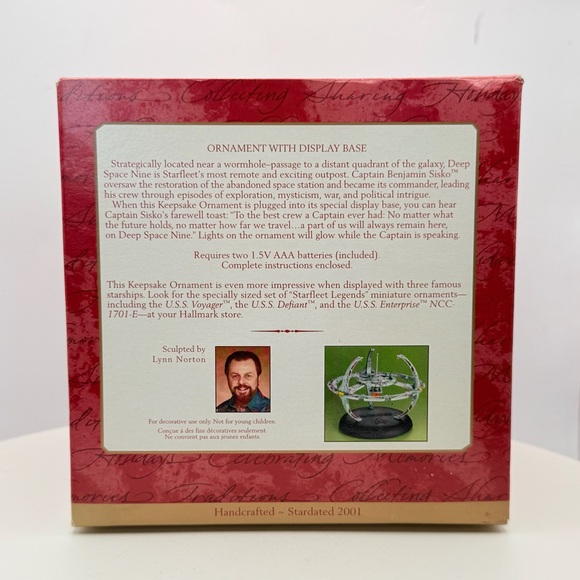 Hallmark Star Trek Ornaments Deep Space Nine & Voyager with Worf & Borg Designs - Picture 9 of 15